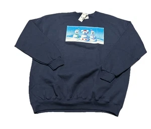 NEW Disney Store Christmas Holiday Crewneck  Sweatshirt Mickey Donald Goofy 2XL - Picture 1 of 4