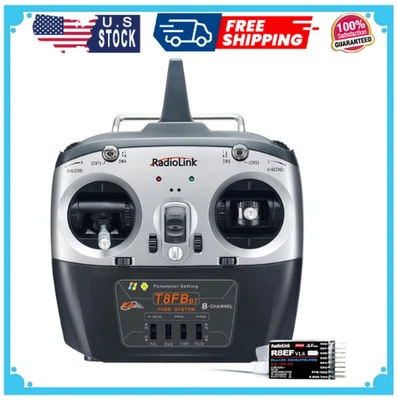 Transmisor remoto RC de 8 canales de 2,4 GHz y receptor R8EF configuración de parámetros de aplicación... Foto 1 de 4