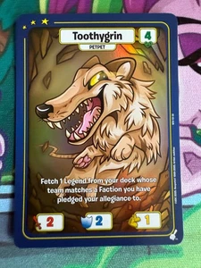 Neopets Battledome TCG War for the Obelisk Toothygrin SR - Picture 1 of 1