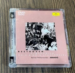 Beethoven Symphonien Nr. 5 & 6 Berliner Philharmoniker Abbado DVD AUDIO FREESHP - Bild 1 von 3