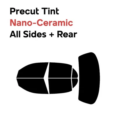 Película de ventana precortada automotriz nano cerámica cualquier % tinte para Jaguar XJ 2004-2008 Foto 1 de 4