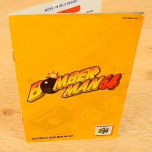 Bomberman 64 Original Game Manual English NUS-NBMP-AUS [PAL] - Picture 1 of 3