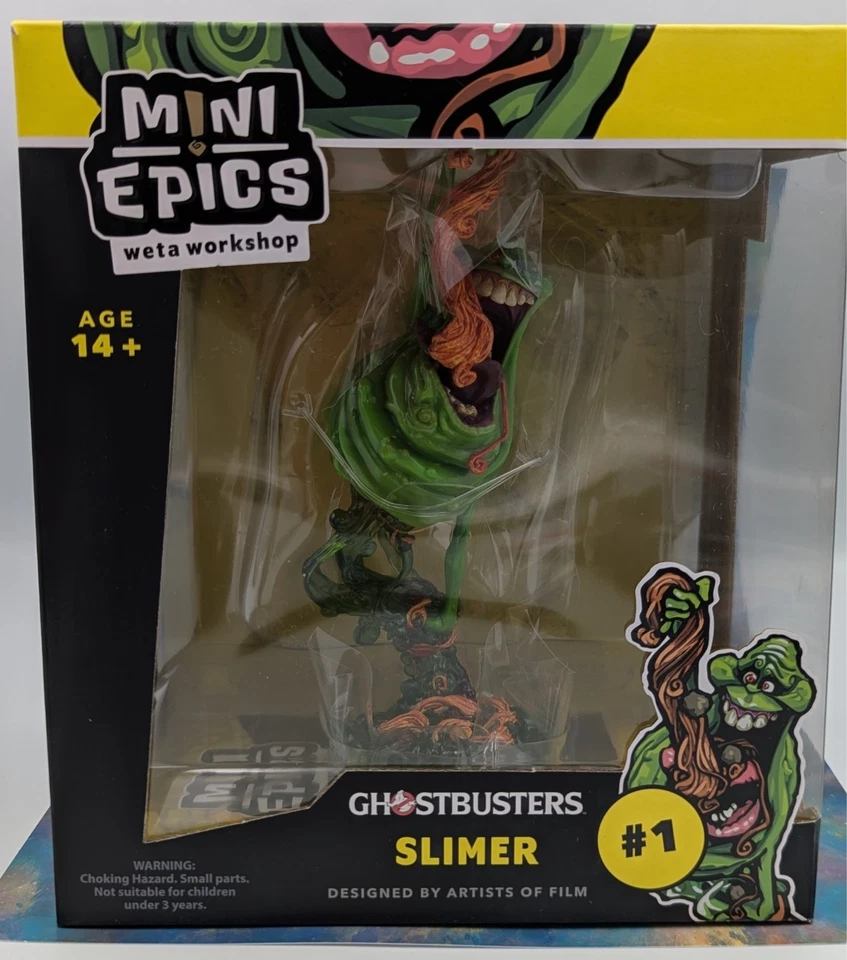 Mini Epics - WETA Workshop - Ghostbusters #1 Figura Slimer, Coleccionable Nuevo Foto 1 de 4