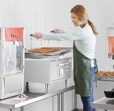 Carnival King 30 lb. Liquid Propane / Field Convertible Flat Bottom Countertop F - Image 1 of 3