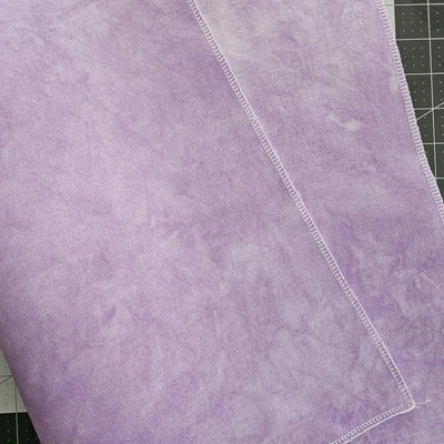 Tela de punto de cruz tejido uniforme teñida a mano 30 quilates 17"x22" tela de algodón lavanda #1 Foto 1 de 2