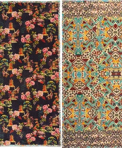 Brandneu mit Etikett Johnny Was Soundbath Wendedecke mit Reisetasche 68 x 53 148 $ - Bild 1 von 9