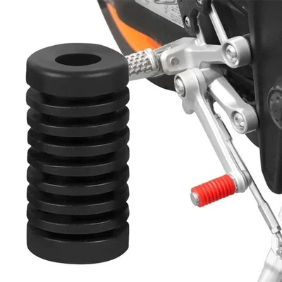 2 PIEZAS Almohadillas de palanca de cambios de motocicleta Pedal de goma Cubiertas de clavija de pie Accesorio de motocicleta Foto 1 de 4