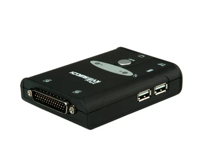 KVM Switch "Star", 1U - 2 PCs, HDMI, USB ohne Netzteil - Bild 1 von 4