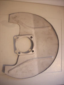 Left Side Brake Disc Splash Shield Fiat 124 Spider Coupe Sedan Wagon 4166874 - Picture 1 of 2