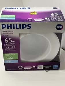 Philips LED Retrofit Dimmable 65w - 10w LED 5” or 6” Recessed Lighting 800 lumen - Picture 1 of 4