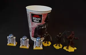 Pizza Hut 1995 Star Wars fast food toys & cup. Lucas Films - Picture 1 of 4