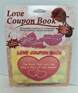 Love Coupon Book for Couples 20 Assorted Coupons Vintage NOS 121 - Picture 1 of 3