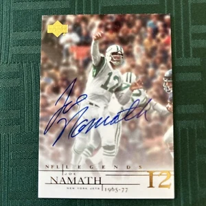 2001 Upper Deck NFL Legends - Autographs #JN Joe Namath (AU) - Picture 1 of 2