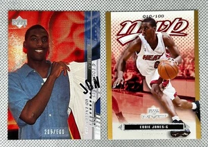 Eddie Jones 2003-04 Upper Deck MVP Gold /100 SP + 2000 UD Exclusives /500 Lot X2 - Picture 1 of 2