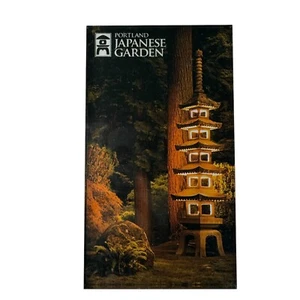Refrigerador acrílico imán de jardín japonés Portland PNW O pagoda de recuerdo de Oregon - Imagen 1 de 3