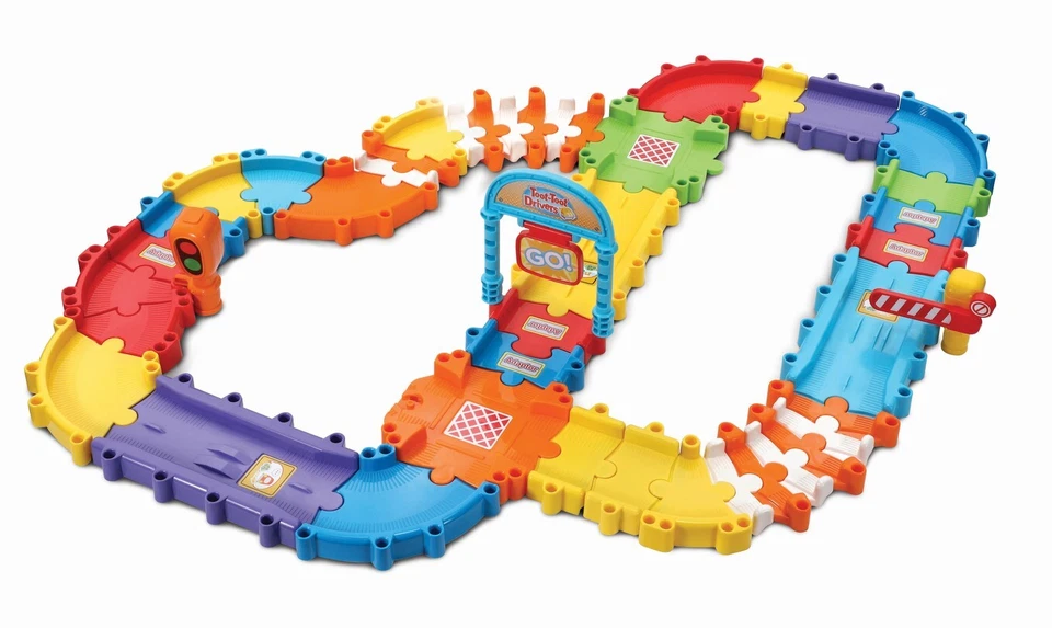 VTech Toot-toot Drivers Track Set Flexible Vehicle Toy Game Children 12m BN