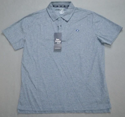 Paul Sperry Mens Polo Shirt Short Sleeve Size XL NAVY Blue New w/tags - Image 1 of 4