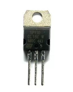 Transistor de potencia 19 piezas NPN Darlington TIP110 TO-220 ST Vceo = 60 V Ic = 2 A Pd = 50 W - Imagen 1 de 1