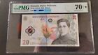 P119Aa Romania 20 lei 2021 Polymer PERFECT Banknote UNC Ecaterina PMG 70 EPQ RR!