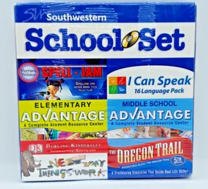 Southwest School Set Casa Scuola Bambini PC Giochi 6 CD Nuovo Sigillato Oregon - Foto 1 di 6