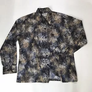 Camisa De Colección Spire California Para Hombre Poliéster Disco L/S Abstracta Talla L Pls Leer - Imagen 1 de 12