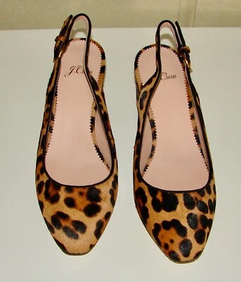 NUEVO EN CAJA J Crew talla 8 pelo pantorrilla zapatos de salón tacones caoba rica #AK360 Foto 1 de 4