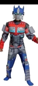 Transformers Optimus Prime Muscle 2pc Halloween Costume Birthday Jumpsuit M (8) - Picture 1 of 7