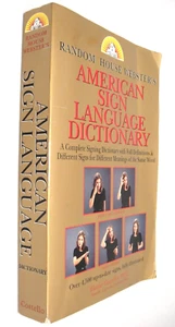 Random House Websters American Sign Language Dictionary 1998 Elaine Costello - Imagen 1 de 3