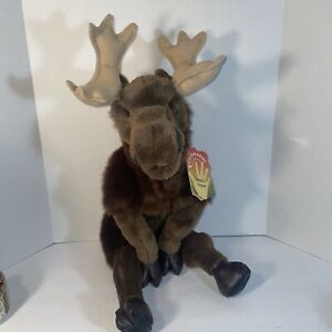 Folkmanis Moose Puppet Play Pretend Fun Animal Stuffed Plush New W/ Tag
