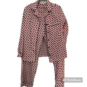 DVF Diane Von Furstenberg  x Cosabella Cotton Pajama Set Sz M
