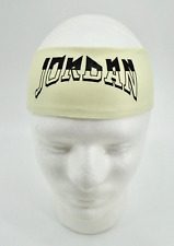 Nike Jordan Dri-Fit Headband Adult Graphic Sea Glass/Orange Chalk/Black