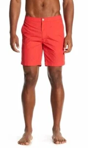 Onia Men's Rose Red Calder Mesh Lined Swim Suit Trunks Shorts 7.5'' - Picture 1 of 3