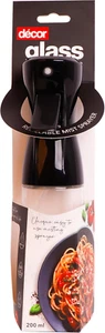 Décor Refillable Glass Oil Sprayer Bottle, 200 Ml Capacity - Picture 1 of 12