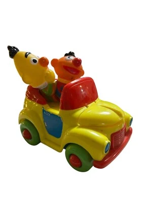 Vintage Bert & Ernie In Car Motorized Battery Operated Sesame Street - Image 1 of 4
