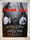 SIGUR ROS Live in Concert  2013 UK Tour. VERY RARE Promotional tour flyer