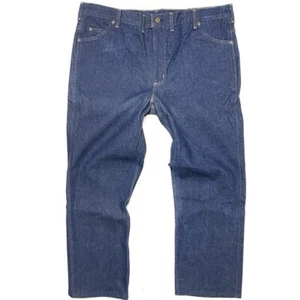 Vintage 80s Big Mac Men’s JC PENNEY Dark Indigo Denim Jeans Made In USA 42x31 - Picture 1 of 8