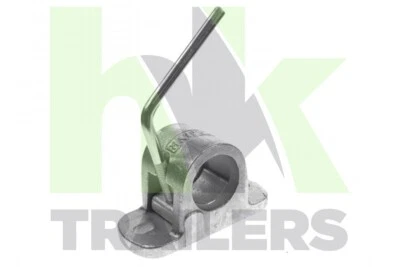 42mm Cast Trailer Clamp, Heavy Duty Jockey Wheel Clamp, Maypole, 100mm centres, - Image 1 of 3