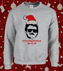 Jim McDonald So It Is Northern Ireland Ugly Christmas Sweater Jumper - Picture 1 of 2