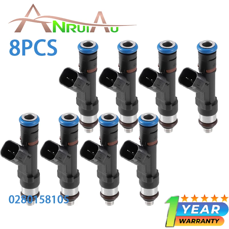 8pcs Fuel Injectors 4Holes for Ford Escape Fusion Ranger B2300 2.3L 2006-2010 - Image 1 of 4