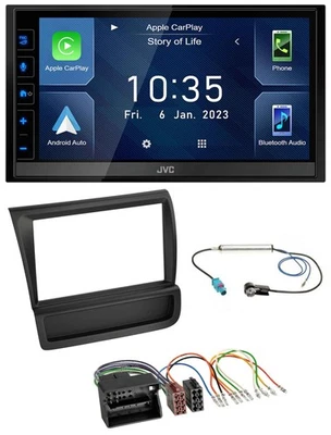 JVC DAB Bluetooth MP3 USB 2DIN Autoradio für Audi R8 (42, 2006-2015) - Bild 1 von 4