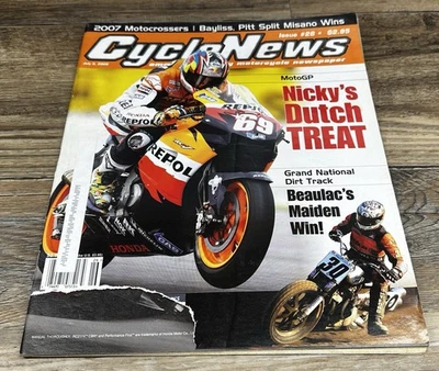 CycleNews Magazine #26 July 2006 MotoGP Nicky Hayden RC211V Kentucky Kid Foto 1 de 4