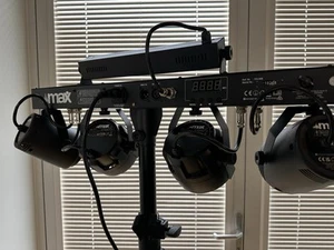 Max Partybar 10 House Party Light Kit with extended 6' Pulse stand & case - Picture 1 of 5