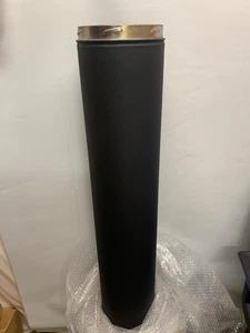 Stovax Professional XQ 6″ 975mm Decorative Single to Twin Adaptor Black (Stovax) - Picture 1 of 7
