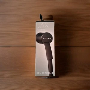JAX In-Ear Headphones 1-Button Mic and Music Control Black - Picture 1 of 5