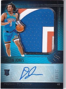 2024-25 Panini Silhouette NBA SIL-DIL Dillon Jones Rookie Patch Auto 25/99 - Bild 1 von 2