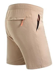 Rapoo Khaki Gym Shorts Männer Herren Laufshorts Sommer Schnelltrocknend Sport Fisch... - Bild 1 von 6