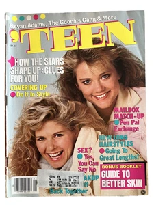 Vtg Teen Magazine November 1985 Gen X Nostalgia 80s Fashion Movies Music Goonies - Picture 1 of 6