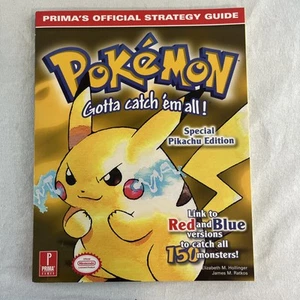 Pokemon Giallo Pikachu Game Boy 1999 Guida Strategica Ufficiale con Poster - Foto 1 di 10