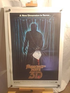 FREITAG DER 13. TEIL 3 3D Original 1982 27x41 One Sheet Movie Poster - Bild 1 von 11