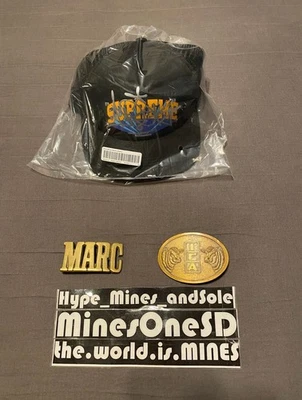 New in Bag Supreme Irak Trucker Hat Black One Size - Image 1 of 4